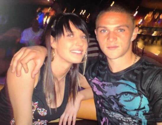 Charlotte Trippier with her husband Kieran Trippier during the time of dating.